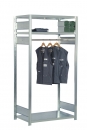 BERT-Garderobenregal Grundfeld nicht erweiterbar HxBxT 2000x1005x600 mm verzinkt